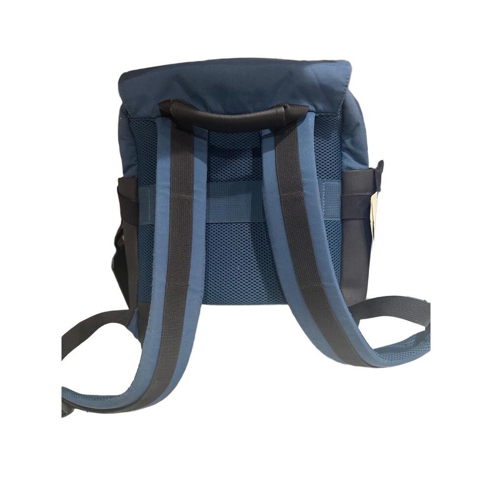 NWT Moleskine Backpack Small Blue Black Sacs Collection ID Crosshatch Adjustable - Picture 2 of 16
